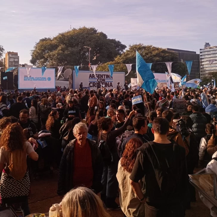 Cristina Fernández habló en Parque Lezama: “Si no nos ponemos a pensar cómo resolver y encarar esta cuestión, somos boleta”
