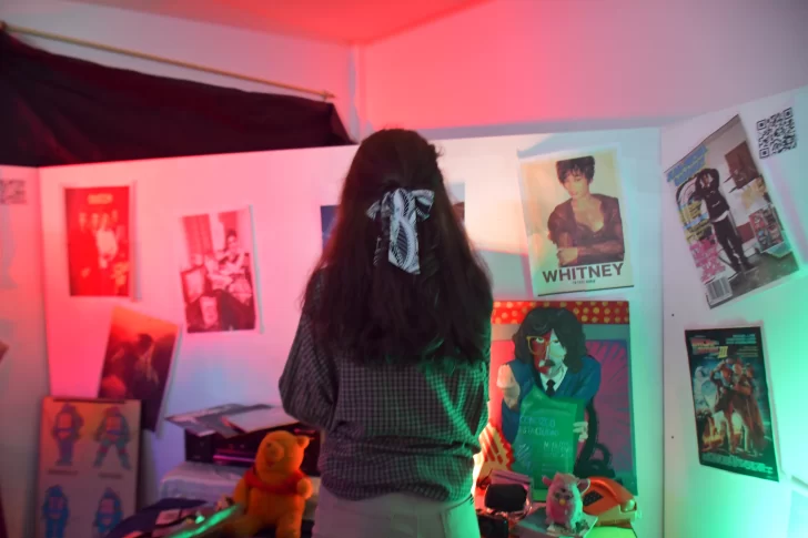  En el aula 2 se realizó una propuesta inmersiva que estuvo abierta al público en general. Foto: José Silva/La Opinión Austral