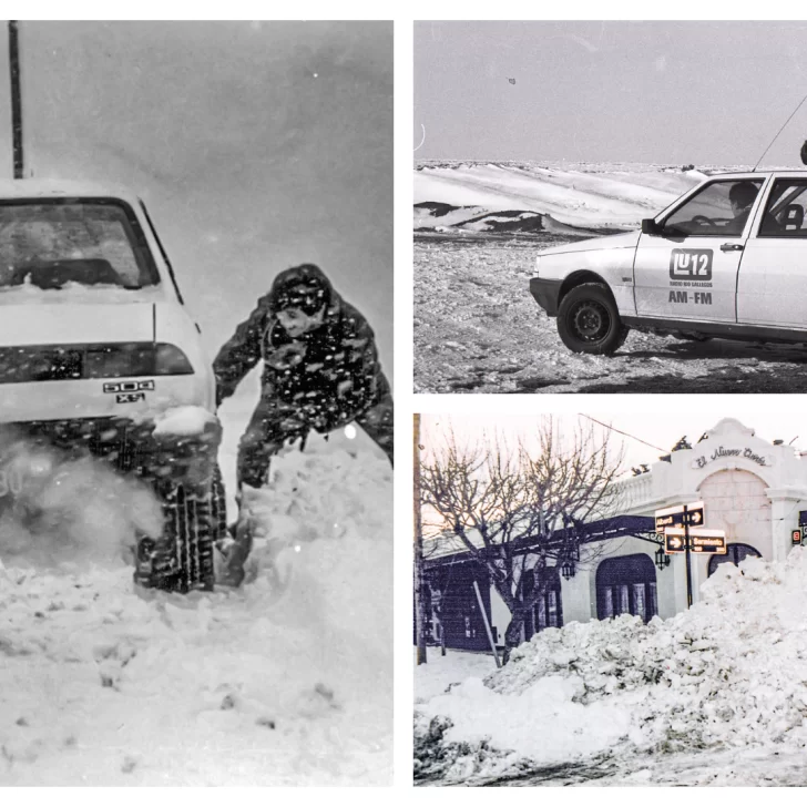 Así fue la cobertura de La Opinión Austral durante la Nevada del Siglo Así fue la cobertura de La Opinión Austral durante la Nevada del Siglo