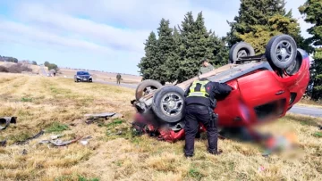 Murió una mujer de Santa Cruz en un choque frontal en la Ruta Nacional 35 Murió una mujer de Santa Cruz en un choque frontal en la Ruta Nacional 35