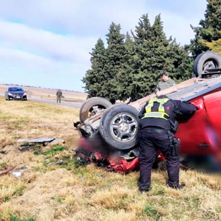 Murió una mujer de Santa Cruz en un choque frontal en la Ruta Nacional 35 Murió una mujer de Santa Cruz en un choque frontal en la Ruta Nacional 35