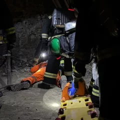 Histórico: primer curso de rescate de interior de mina en Santa Cruz
