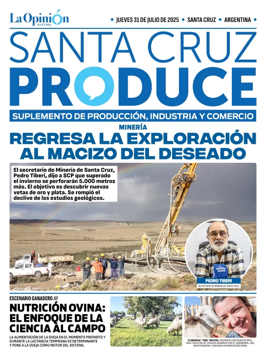 Tapa Suplemento Santa Cruz Produce: regresa la exploración al Macizo del Deseado
