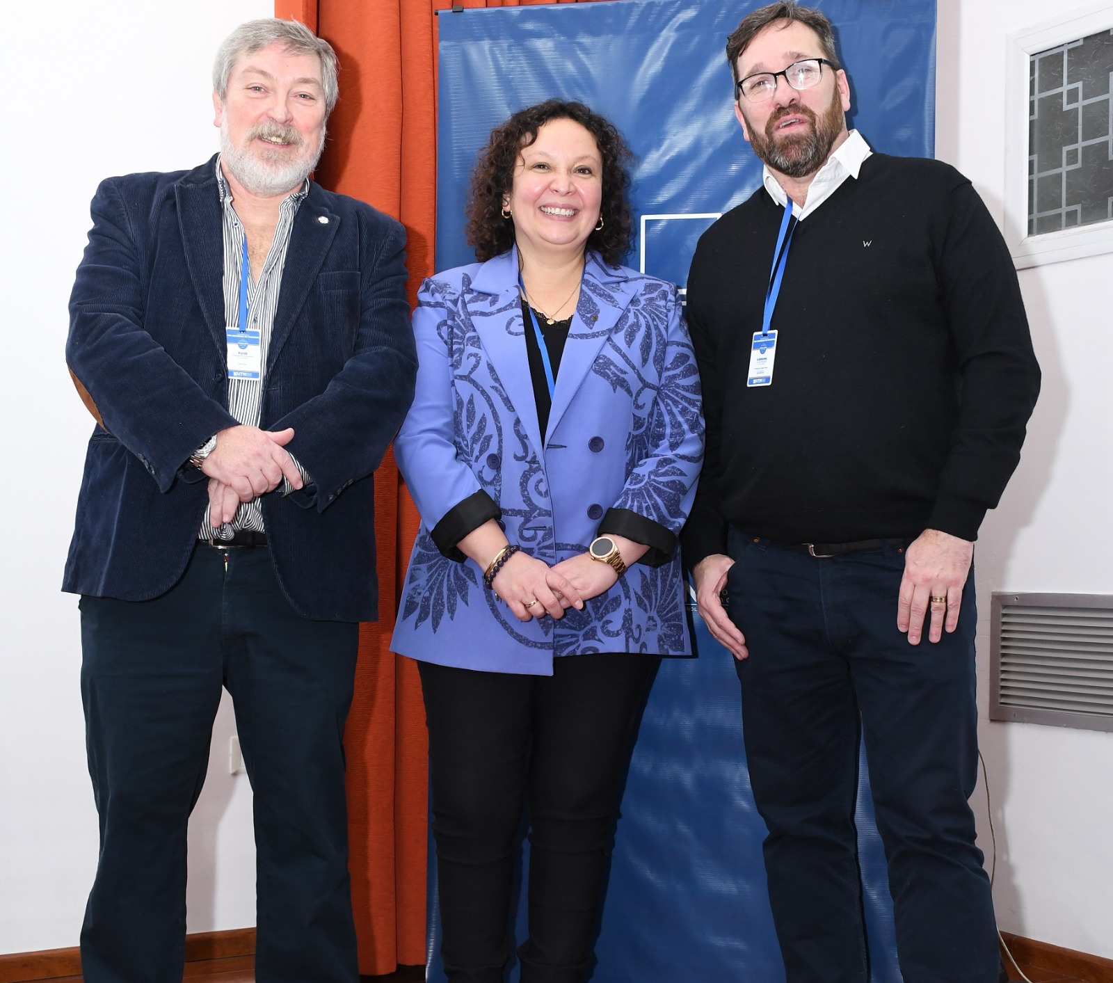  Sebastián Puig, Eva Balcázar Andrade y Alan Bjerring. FOTO: PRENSA UTN