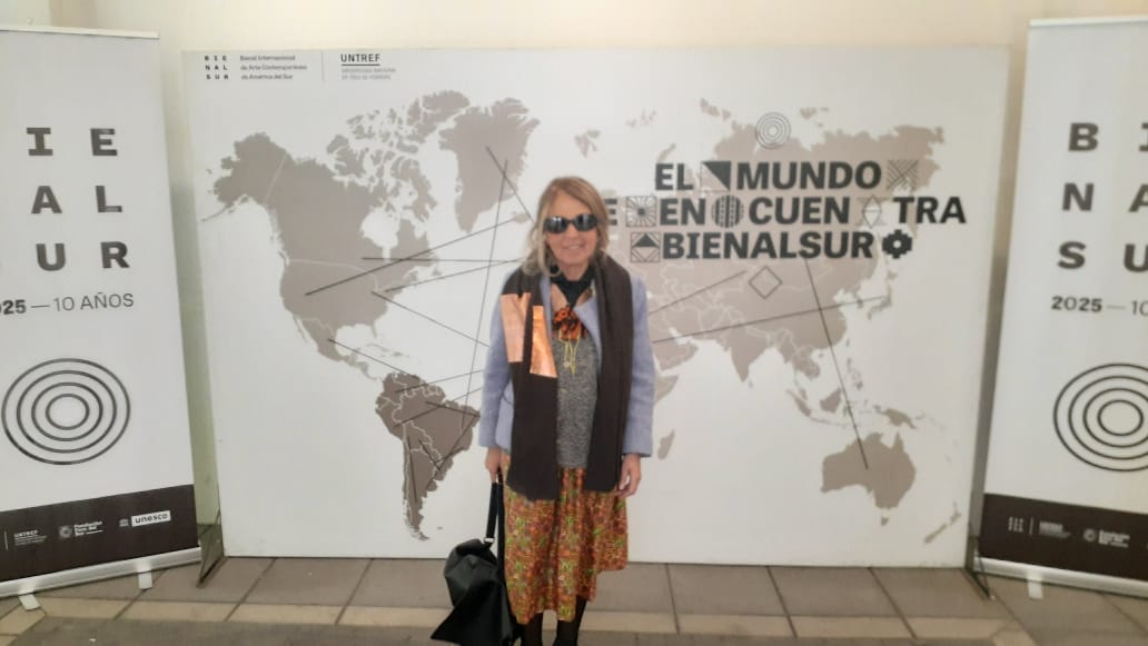  Toia Ibáñez en el Km 0 de la BIENALSUR.