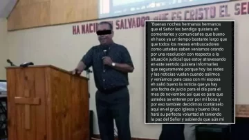 Río Gallegos. Recibió un audio del pastor que la habría abusado y denunció que “habla como si nada hubiera pasado” Río Gallegos. Recibió un audio del pastor que la habría abusado y denunció que “habla como si nada hubiera pasado”
