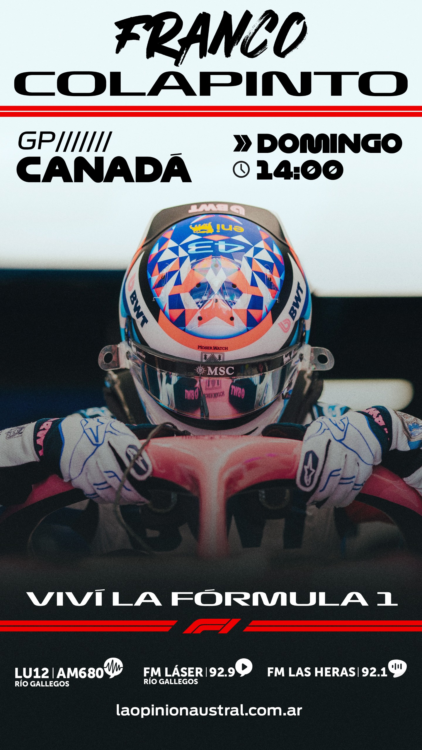 Franco Colapinto adelanto dos posiciones y largará desde el puesto 15 en el GP de Bélgica de Fórmula 1: horario, dónde ver y todo lo que hay que saber