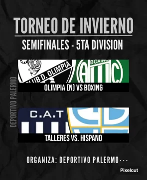 Torneo Integral de Invierno: se vienen las semifinales en Cuarta y Quinta División Torneo Integral de Invierno: se vienen las semifinales en Cuarta y Quinta División