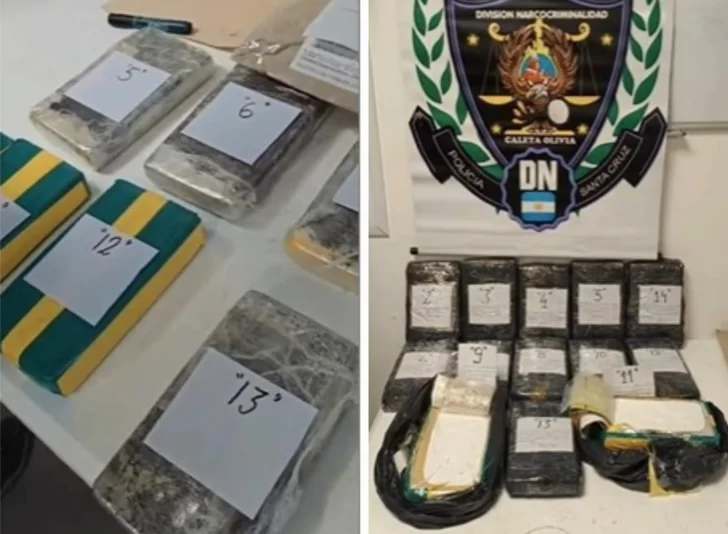 Los efectivos secuestraron 15 kilos de sustancia.