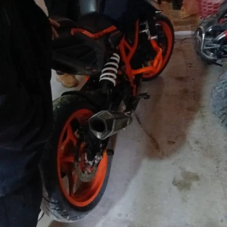 Recuperaron en Las Heras una moto de alta gama que había sido robada en Trelew Recuperaron en Las Heras una moto de alta gama que había sido robada en Trelew