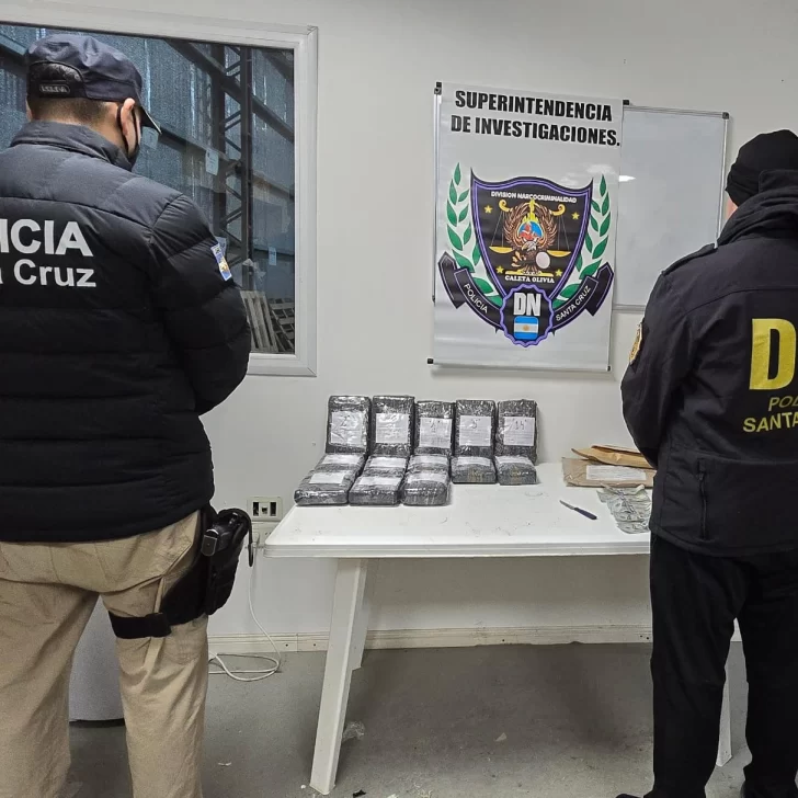 Secuestraron más de quince kilos de cocaína escondidos en un camión de Caleta Olivia Secuestraron más de quince kilos de cocaína escondidos en un camión de Caleta Olivia