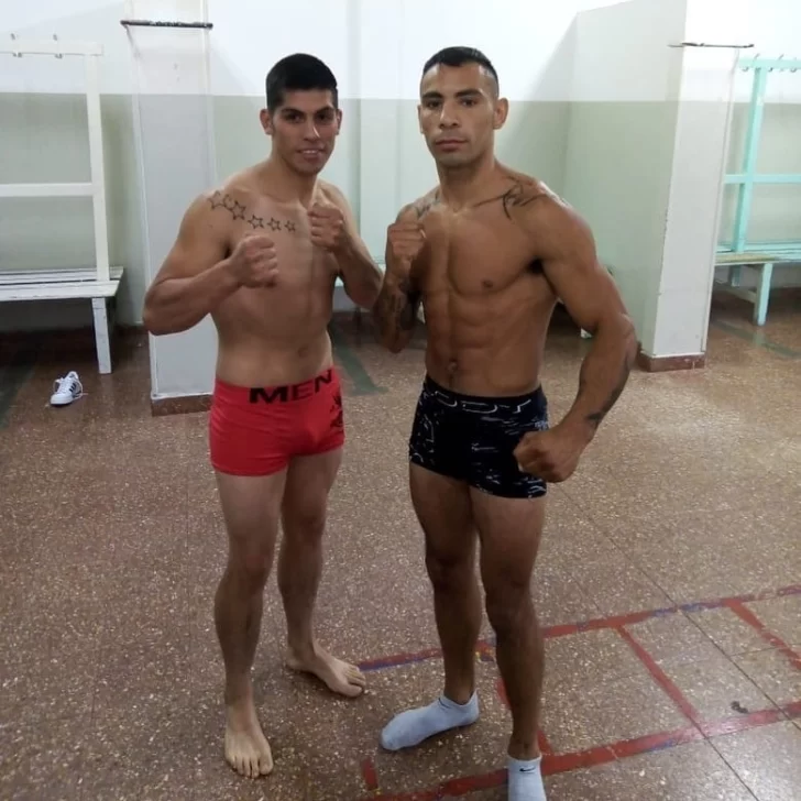  Febrero 2021 en el Gimnasio Municipal N°1 de Comodoro Rivadavia previo al combate profesional superwelter entre José Alberto 