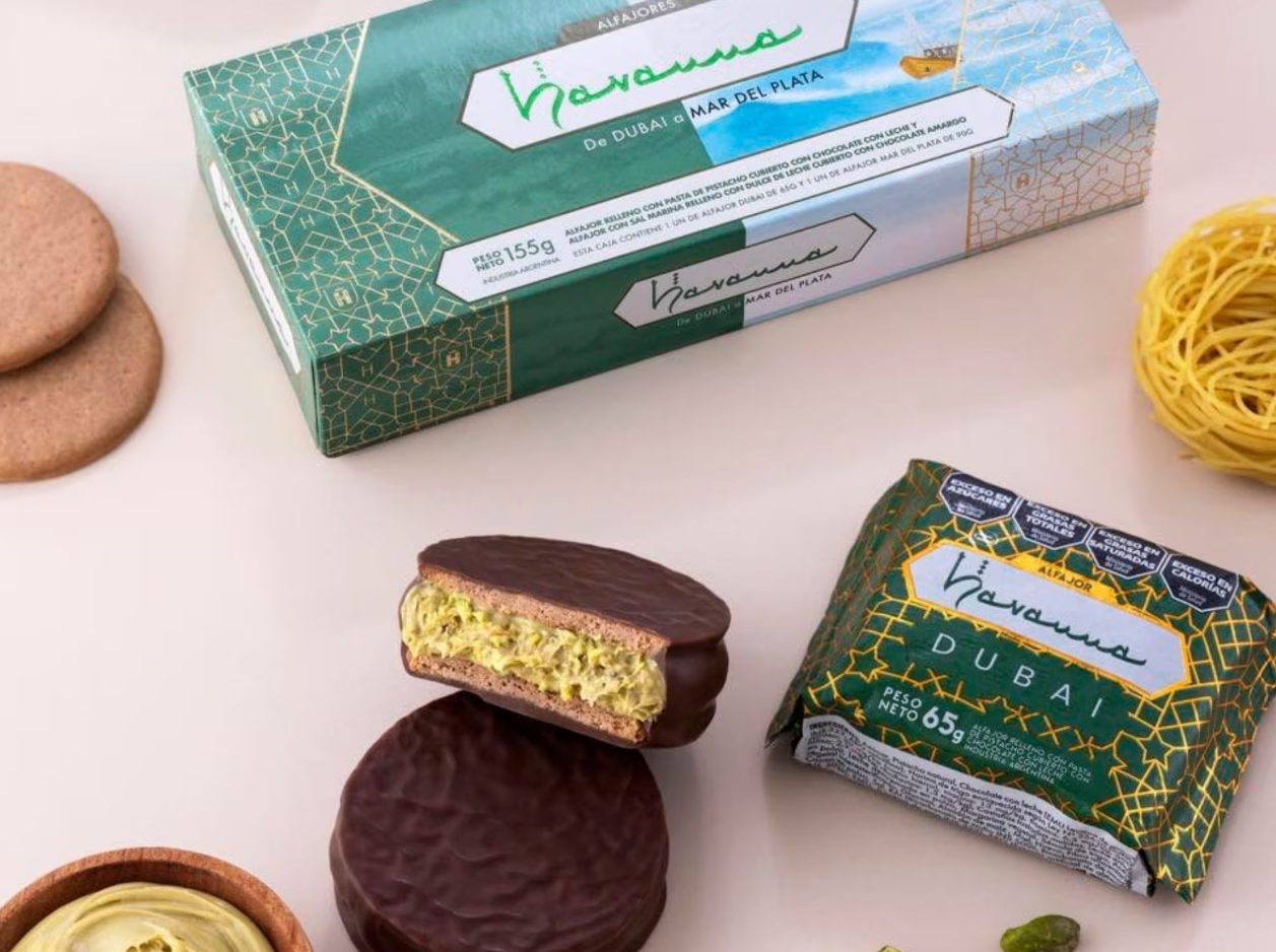 Furor por el nuevo alfajor de chocolate Dubai de Havanna: cuánto cuesta, qué gusto tiene y por qué es tan viral