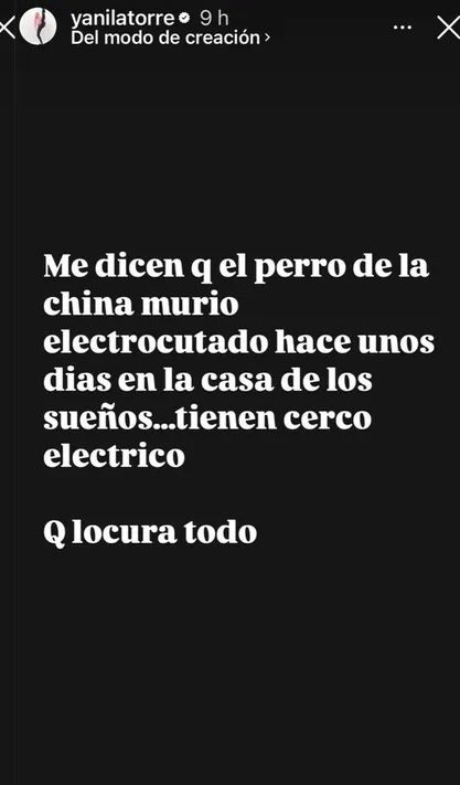 La China Suárez aseguró que su perro no murió electrocutado: la respuesta de Yanina Latorre