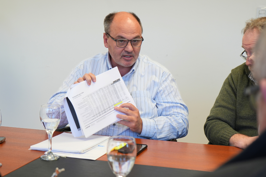  Paulo Lunzevich, secretario de Estado de Comercio e Industria.
