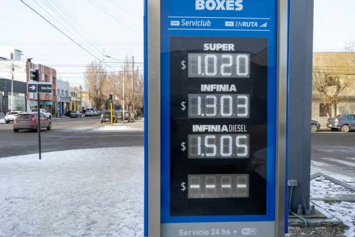 Aumentó la nafta en Santa Cruz: todos los combustibles ya superan los mil pesos el litro