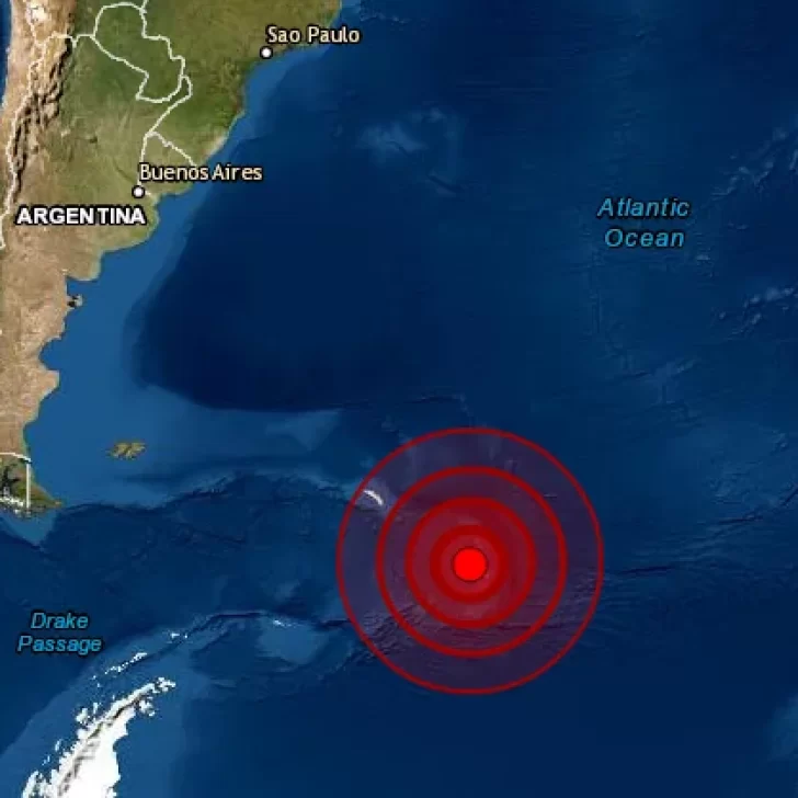 Sismo de magnitud 5.6 sacudió las Islas Sandwich del Sur en el Atlántico Sur Sismo de magnitud 5.6 sacudió las Islas Sandwich del Sur en el Atlántico Sur