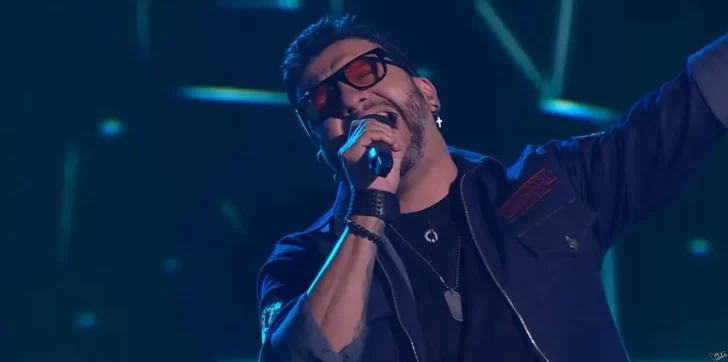 Luis González, el riogalleguense que la rompió en La Voz Argentina, habló sobre su audición: “La ciudad siempre presente”