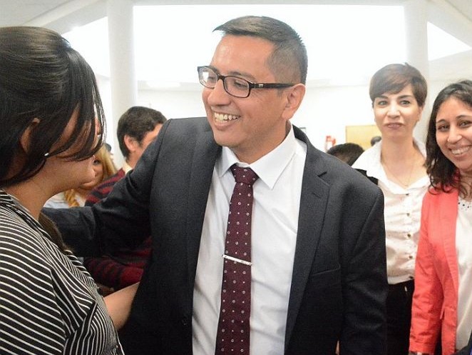  Mario Albarrán el dia que juró como miembro de la Cámara en lo Criminal de la Segunda Circunscripción Judicial en Caleta Olivia. FOTO: LVDS.