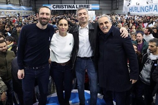  Máximo Kirchner Guillermo Moreno sorprendió en un acto con Máximo Kirchner en Hurlingham, Primera Sección Electoral.