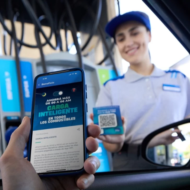 Crece la tendencia de cargar nafta a la madrugada con la App YPF: creció un 28% la venta con precio especial