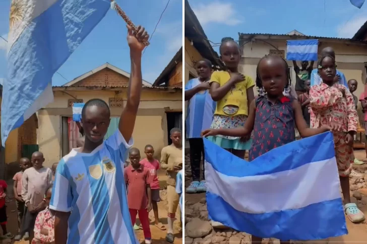 Nansana Kids, la banda infantil de Uganda que baila cumbia, homenajeó a Argentina con el Himno Nacional este 9 de julio