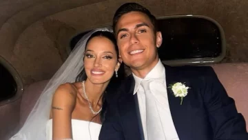 Oriana Sabatini y Paulo Dybala festejaron su primer año de matrimonio con emotivas imágenes: “Te amo”