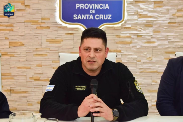  Jefe de Policía, Comisario General Diego Martín Agüero.