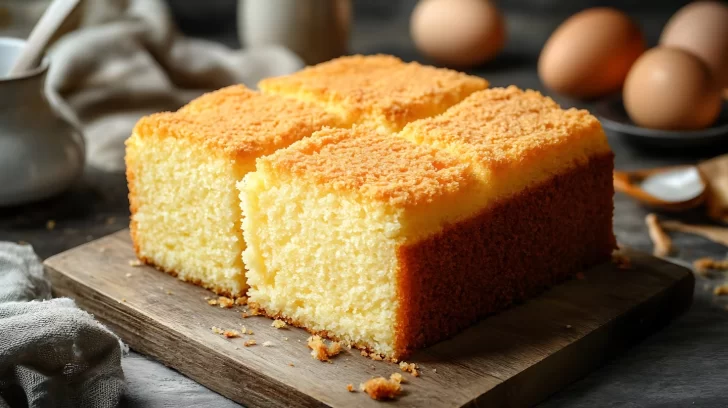 Receta de bizcochuelo esponjoso, super fácil y muy económico