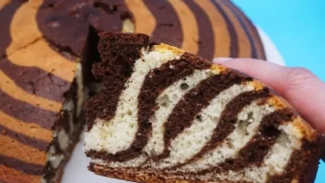 Receta de bizcochuelo marmolado fácil y rápida para la merienda Receta de bizcochuelo marmolado fácil y rápida para la merienda