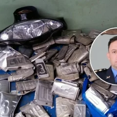 Investigan el potencial destino que tenían las patentes sustraídas y encontradas en Río Gallegos
