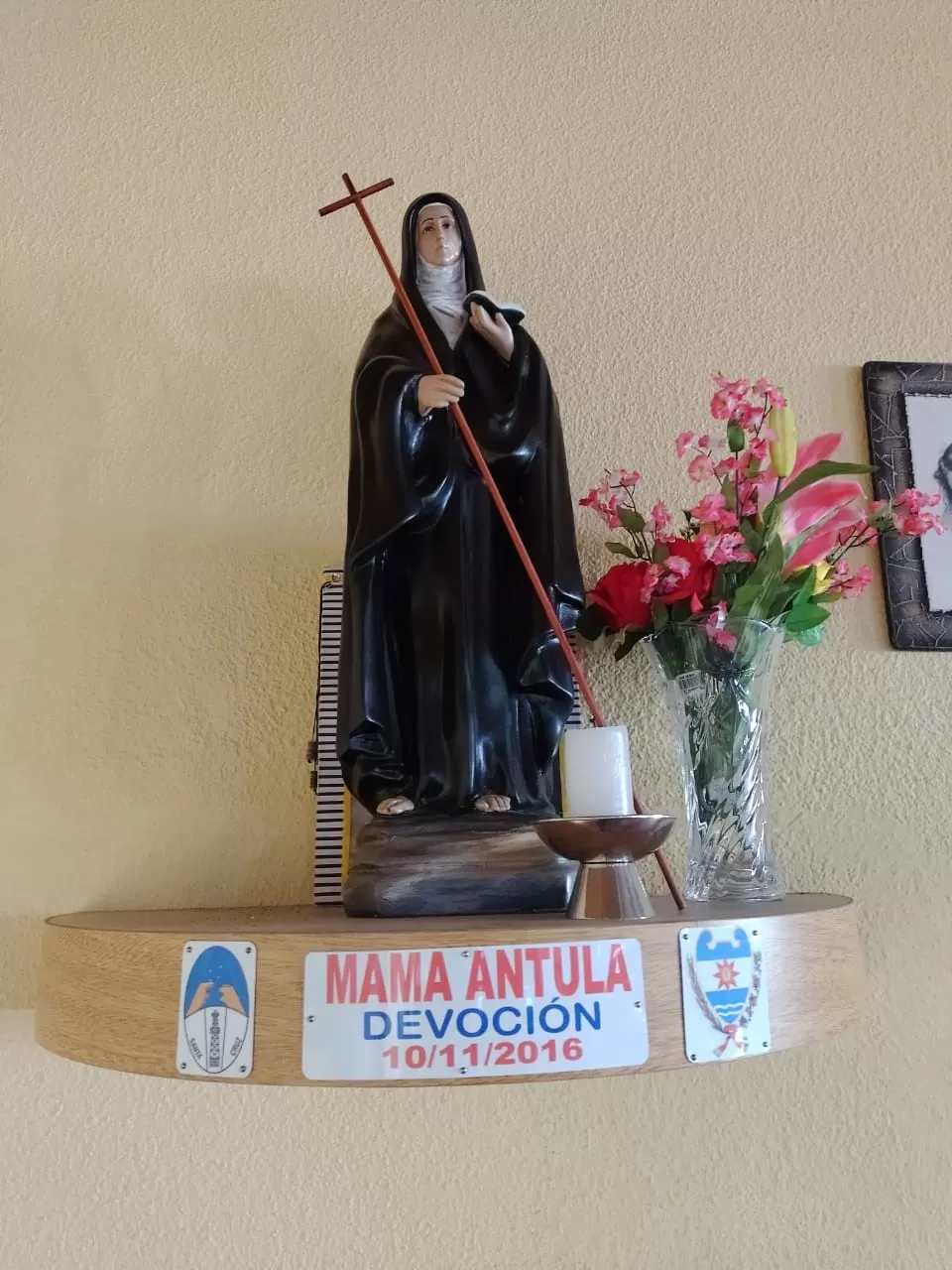  Santa Mama Antula, imagen en la Capilla San Cayetano de Caleta Olvia