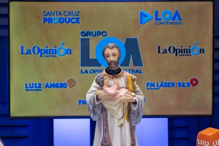  La imagen de San Cayetano, en La Opinión Austral