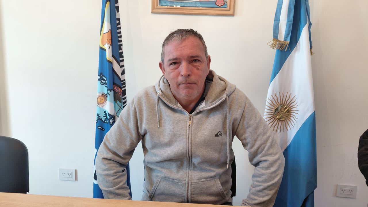  César Zapata, delegado del SOMU en Puerto Madryn. FOTO: REDES SOCIALES