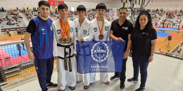 Santa Cruz obtuvo cinco medallas en el Mundial de Taekwondo en Barcelona