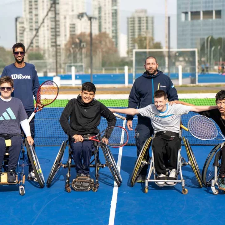 Un galleguense en la selección argentina de tenis adaptado