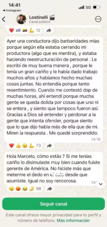 Flor de la V destrozó a Marcelo Tinelli: &#8220;Se terminó la época de la censura&#8221;