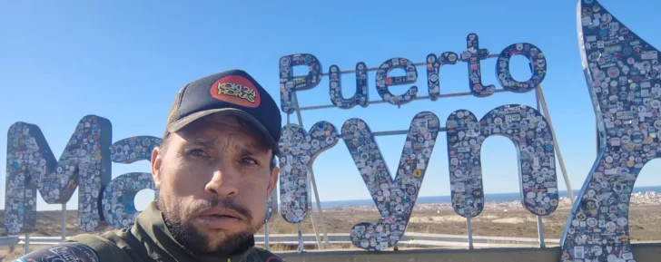 Tras pasar por Río Negro, el peregrino salteño encara el tramo final de su travesía hacia Salta