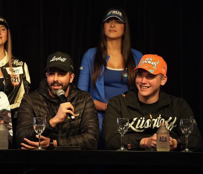 Thiago Martínez tomó parte de la presentación de la carrera de los 200 pilotos