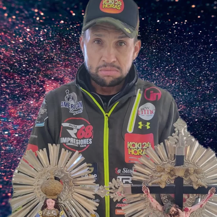 Tras pasar por Río Negro, el peregrino salteño encara el tramo final de su travesía hacia Salta Tras pasar por Río Negro, el peregrino salteño encara el tramo final de su travesía hacia Salta