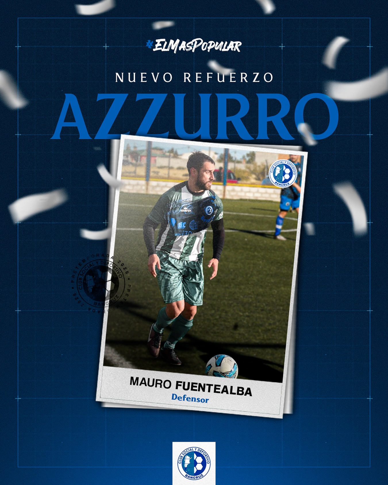  Mauro Fuentealba, el nuevo refuerzo del Azzurro.