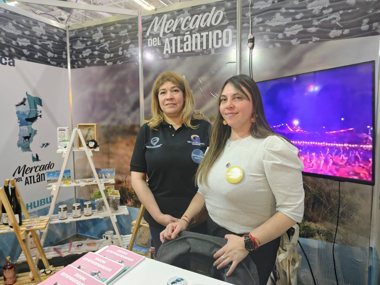  El Mercado del Atlántico presente en la Expo Turismo 2025 de Comodoro Rivadavia. FOTO: JORGE BILBAO/LA OPINIÓN AUSTRAL