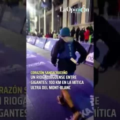 Orgullo santacruceño: Iván Silva completó en Francia la UTMB