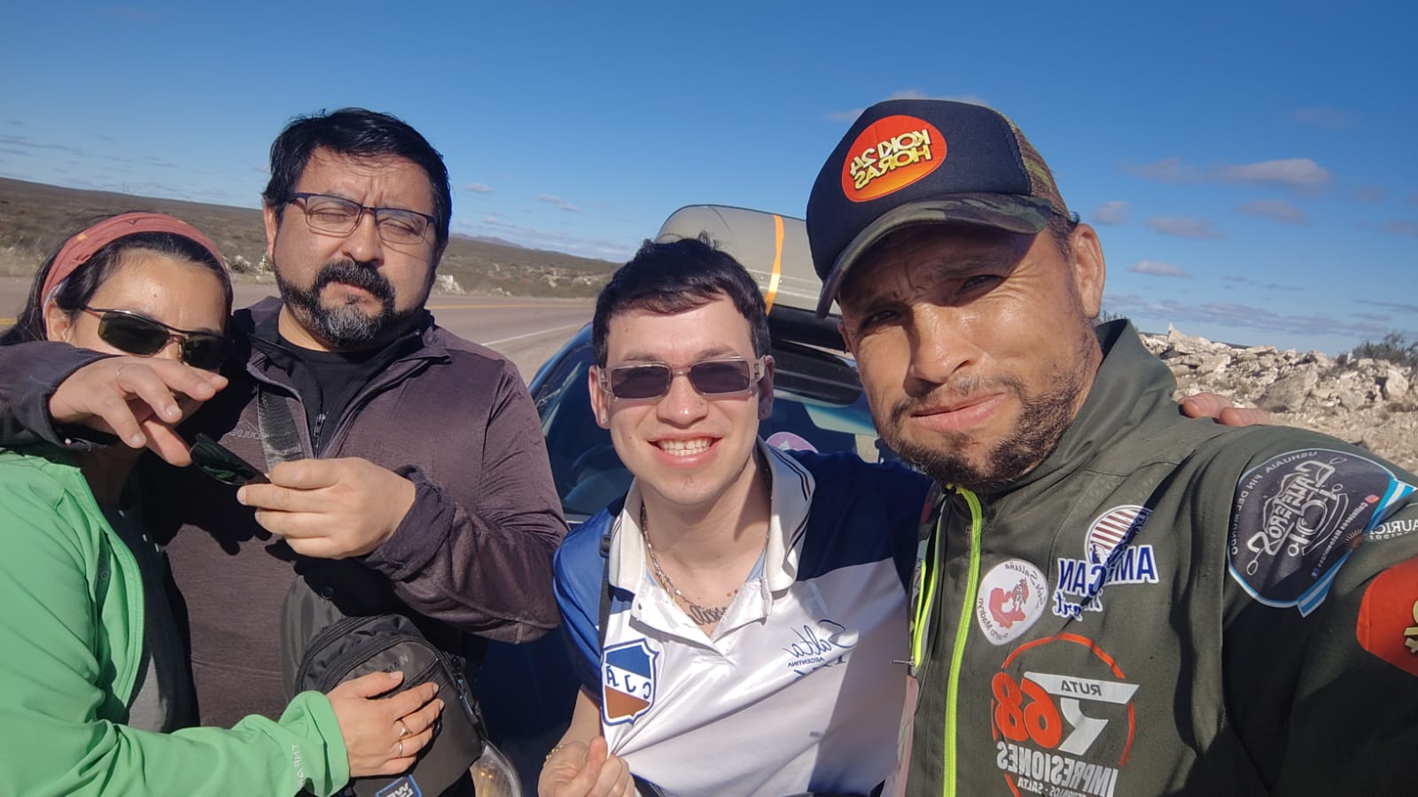 Tras pasar por Río Negro, el peregrino salteño encara el tramo final de su travesía hacia Salta