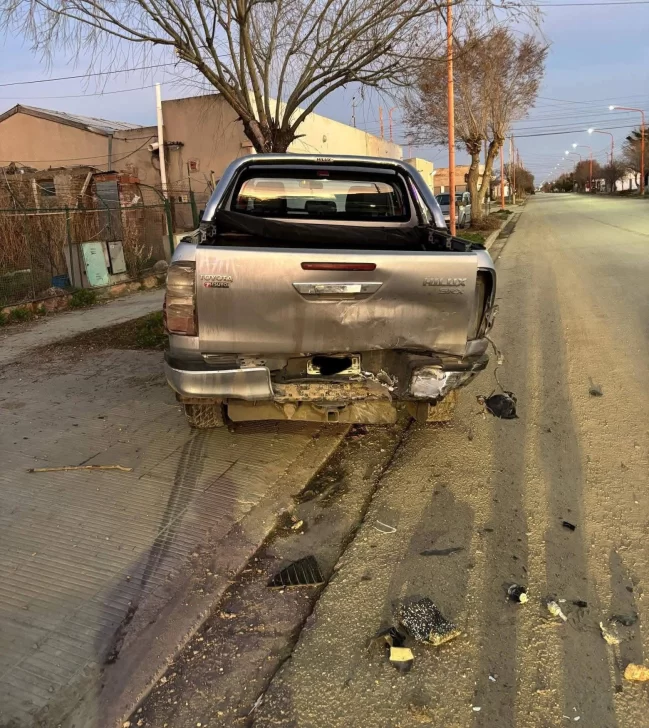  La camioneta Toyota Hilux.