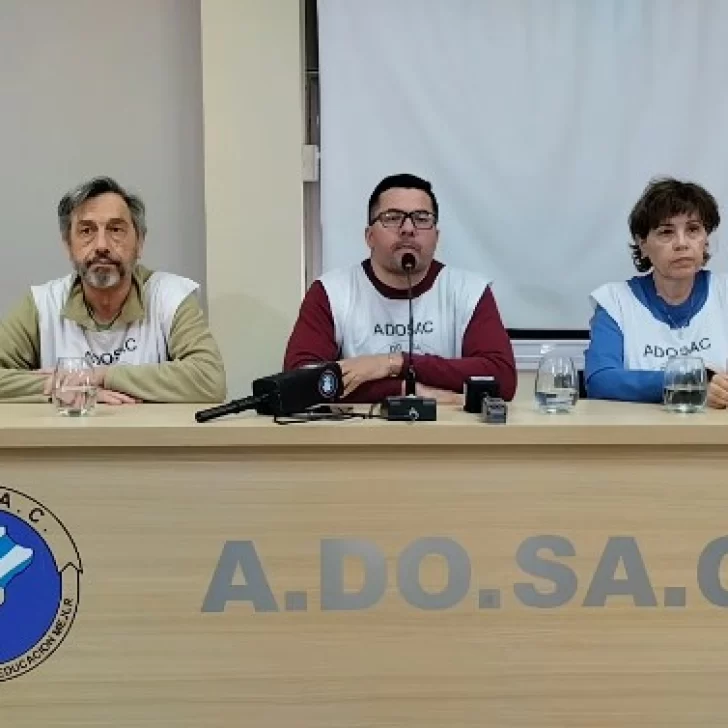 Congreso docente: ADOSAC define cómo seguirá el plan de lucha Congreso docente: ADOSAC define cómo seguirá el plan de lucha