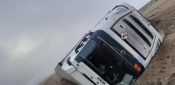 Camión volcó al intentar esquivar un guanaco en la ruta nacional 3 Camión volcó al intentar esquivar un guanaco en la ruta nacional 3