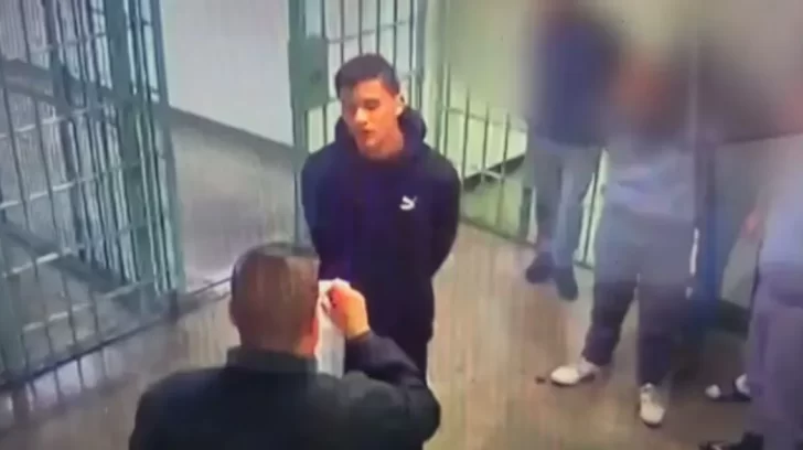  Mejía Hernández durante uno de los conteos dentro de la cárcel. (FOTO: AS)