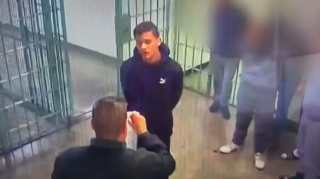  Mejía Hernández durante uno de los conteos dentro de la cárcel. (FOTO: AS)