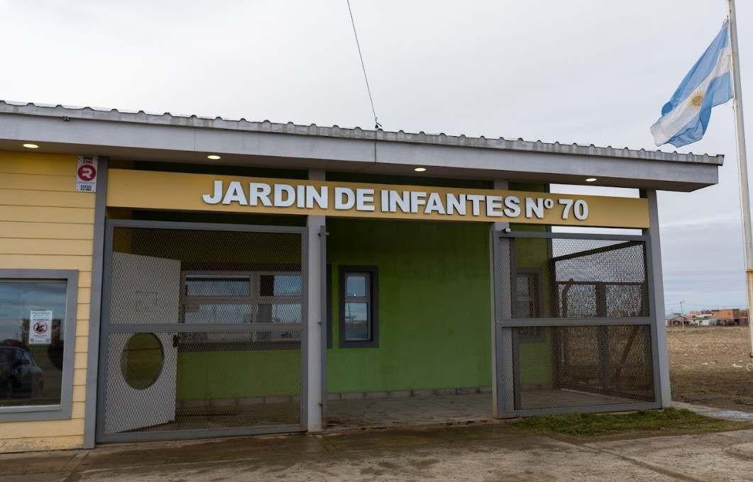  El Jardín de Infantes N°70, de Río Gallegos, fue la primera institución en recibir este equipamiento.